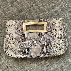 Michael Kors Snakeskin Clutch